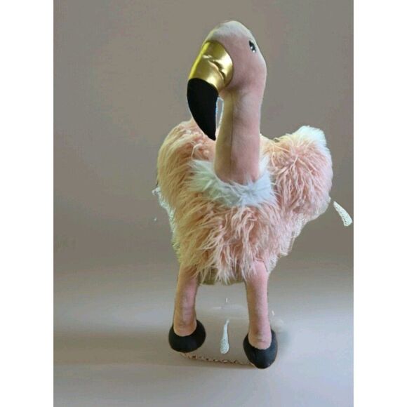 HUG FUN Jumbo XL Pink/BlacK FLAMINGO Jumbo Bird PLUSH TOY Stuffed Animal 42" - Picture 2 of 5